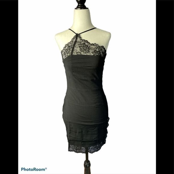 FREE people premonitions bodycon lace dress - Picture 2 of 14